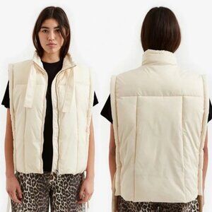 Ganni | Jackets & Coats | Ganni Shiny Puff Oversized Vest